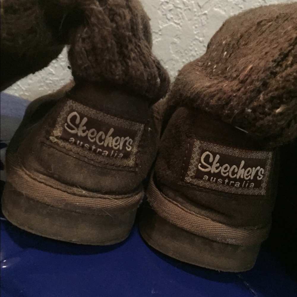 Skechers knit boots
